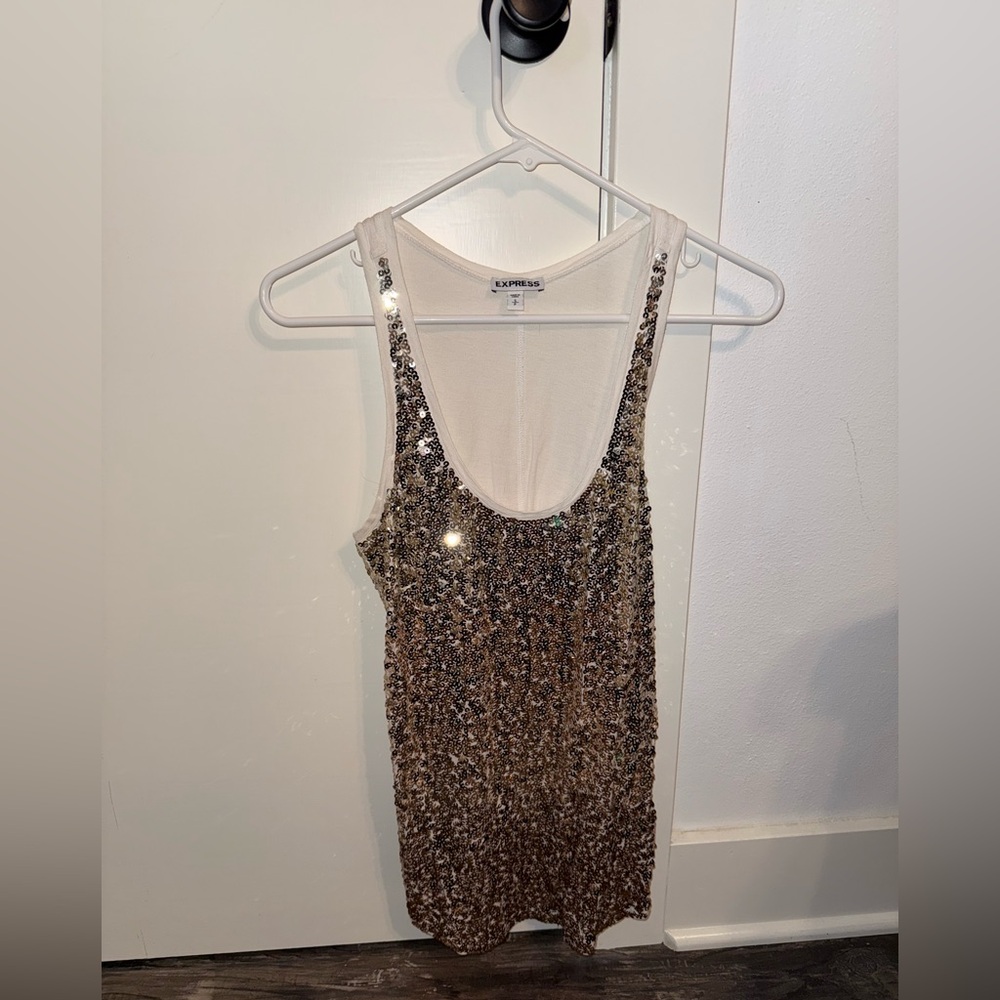 Express Glittering Sequin Dress